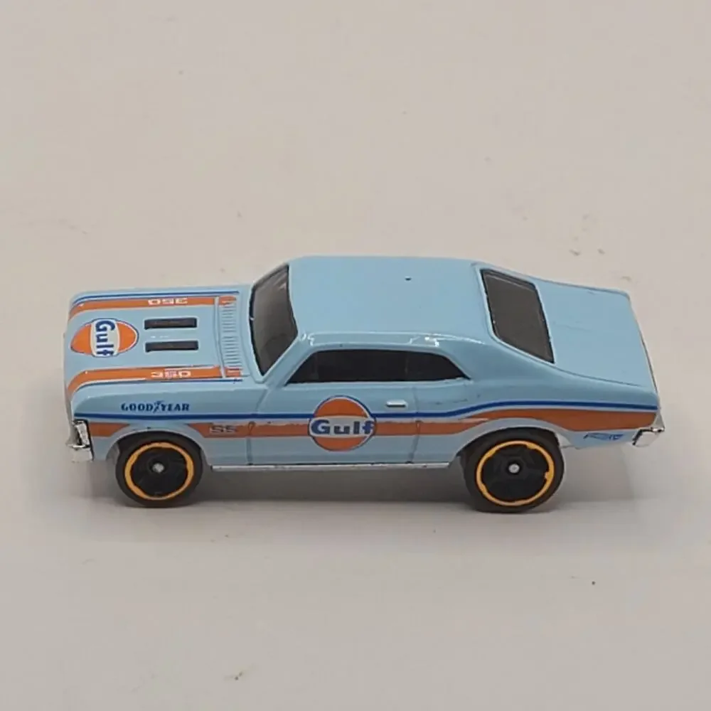Hot Wheels - 1968 Chevy Nova - Blue - HW Speed Graphics Gulf - 67/250